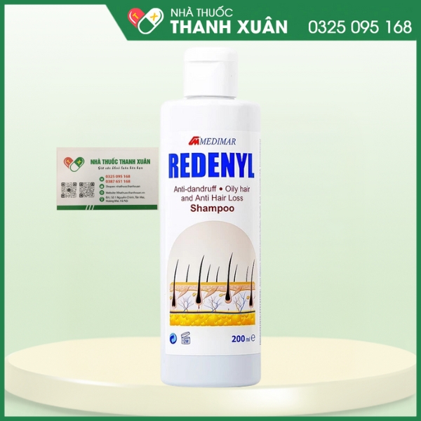 REDENNYL Dầu gội trị gàu, viêm da đầu, nấm